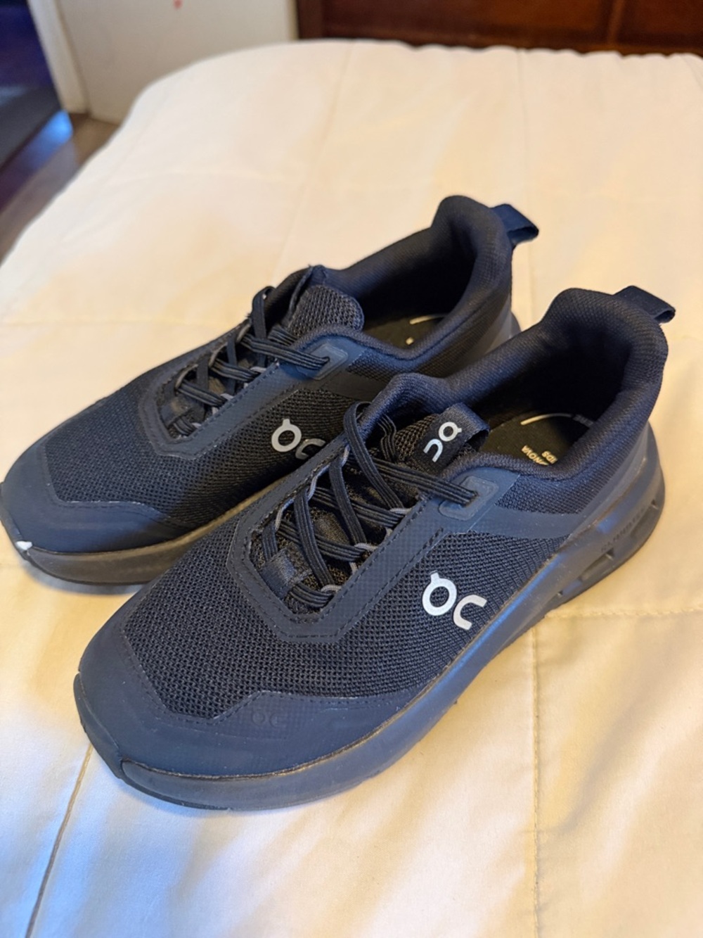 On Running Kids  Black Mesh Sneakers
